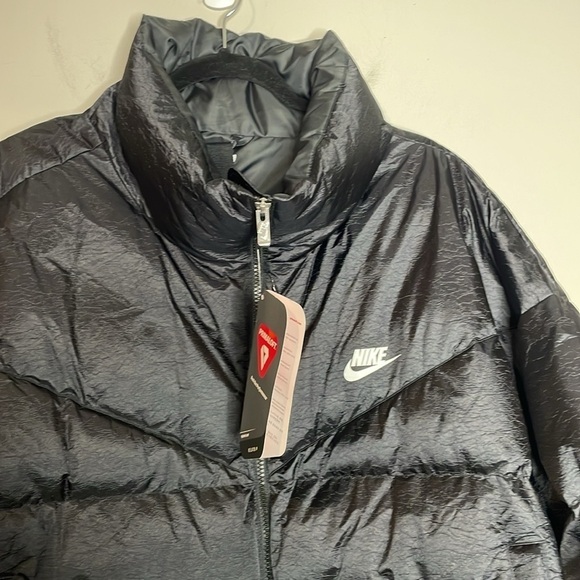 Nike | Women’s Black Therma Fit Synthetic Fill Puffer Coat Size XXL NWT - Picture 3 of 12
